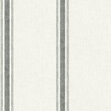 Chesapeake 3115-12461 Linette Black Fabric Stripe Wallpaper