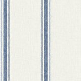 Chesapeake 3115-12462 Linette Blue Fabric Stripe Wallpaper