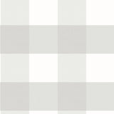 Chesapeake 3115-12531 Amos Light Grey Gingham Wallpaper