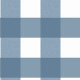 Chesapeake 3115-12533 Amos Blue Gingham Wallpaper