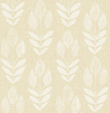 Chesapeake 3115-24471 Garland Wheat Block Tulip Wallpaper