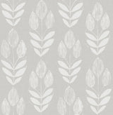 Chesapeake 3115-24473 Garland Dove Block Tulip Wallpaper