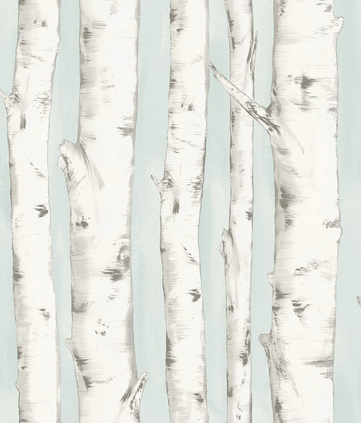 Chesapeake 3118-12602 Pioneer Light Blue Birch Tree Wallpaper