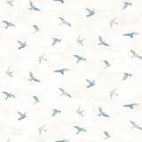 Chesapeake 3118-12621 Soar Denim Bird Wallpaper