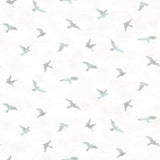 Chesapeake 3118-12622 Soar Turquoise Bird Wallpaper