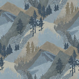 Chesapeake 3118-12631 Range Blue Mountains Wallpaper