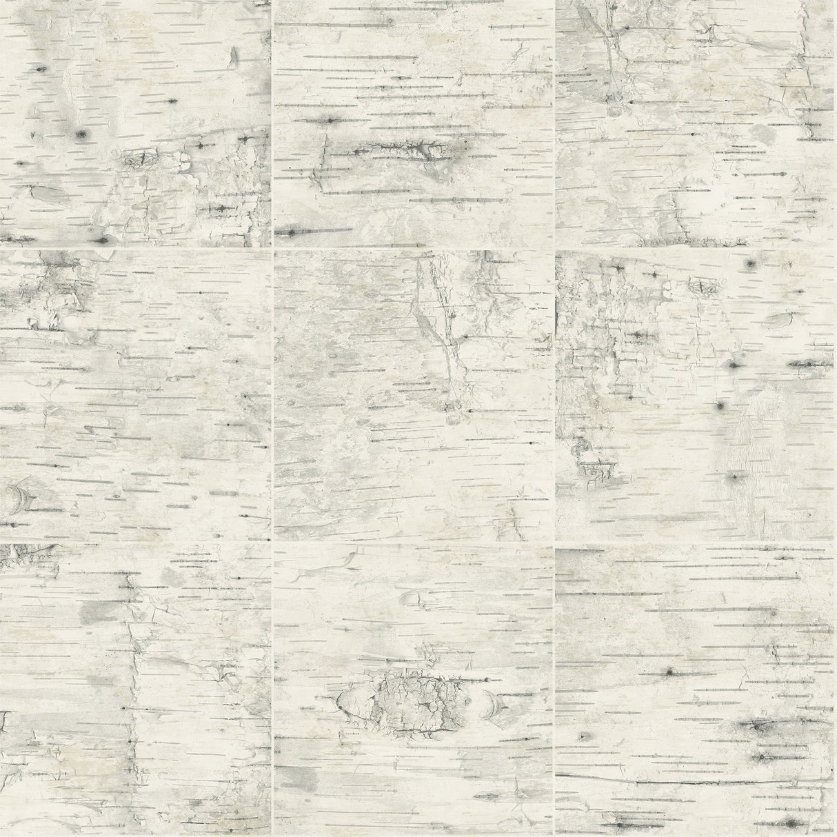 Chesapeake 3118-12641 Champlain Cream Grid Wood Wallpaper
