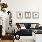 Chesapeake 3118-12653 Tapa Cream Trellis Wallpaper