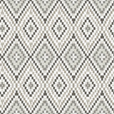 Chesapeake 3118-12714 Ganado Dark Brown Geometric Ikat Wallpaper
