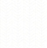 Chesapeake 3118-25094 Bison Off-White Herringbone Wallpaper