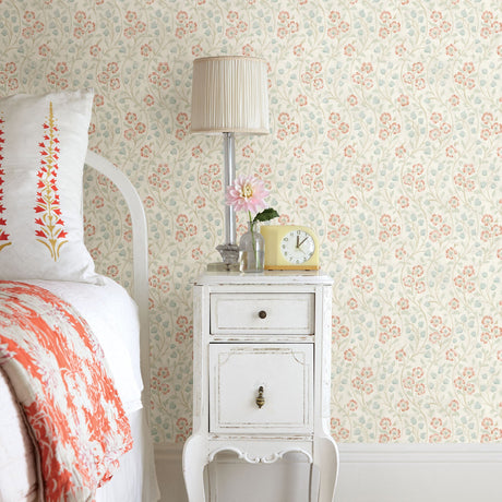 Chesapeake 3119-13051 Patsy Multicolor Floral Wallpaper