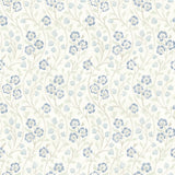 Chesapeake 3119-13052 Patsy Blue Floral Wallpaper