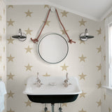 Chesapeake 3119-13063 McGraw Beige Stars Wallpaper