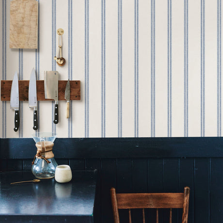 Chesapeake 3119-13072 Johnny Navy Stripes Wallpaper
