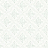 Chesapeake 3119-13533 Wynonna Teal Geometric Floral Wallpaper