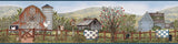 Chesapeake 3119-13572B Clarksville Blue Farm Border