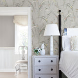 Chesapeake 3119-193211 Meadowlark Grey Botanical Wallpaper