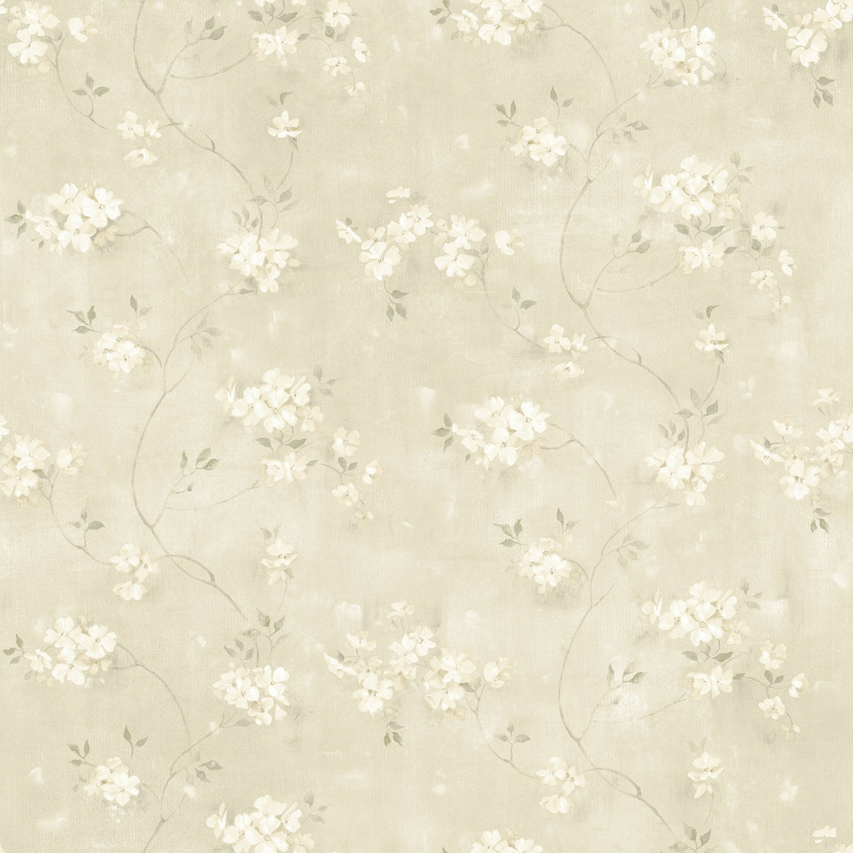 Chesapeake 3119-441011 Braham Taupe Floral Trail Wallpaper