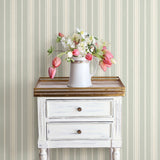 Chesapeake 3119-491017 Cooper Teal Stripe Wallpaper