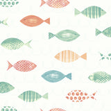 Chesapeake 3120-12041 Key West Orange Sea Fish Wallpaper
