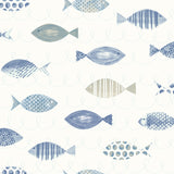 Chesapeake 3120-12043 Key West Blue Sea Fish Wallpaper