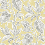 Chesapeake 3120-13622 Mangrove Yellow Botanical Wallpaper