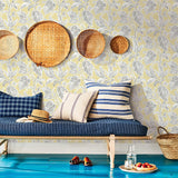 Chesapeake 3120-13622 Mangrove Yellow Botanical Wallpaper