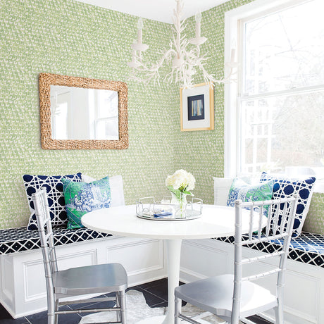 Chesapeake 3120-13631 Saltwater Green Wave Wallpaper