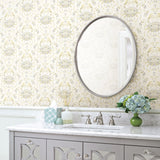 Chesapeake 3120-13643 Annapolis Grey Crustation Wallpaper