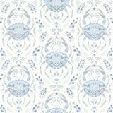 Chesapeake 3120-13644 Annapolis Light Blue Crustation Wallpaper