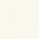 Chesapeake 3120-13653 Santiago Yellow Scalloped Wallpaper