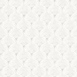 Chesapeake 3120-13655 Santiago Grey Scalloped Wallpaper