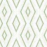 Chesapeake 3120-13662 Santa Cruz Green Geometric Wallpaper