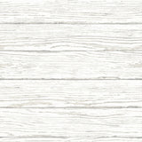 Chesapeake 3120-13695 Rehoboth White Distressed Wood Wallpaper