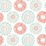 Chesapeake 3120-13701 Sunkissed Coral Floral Wallpaper