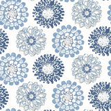 Chesapeake 3120-13705 Sunkissed Blue Floral Wallpaper