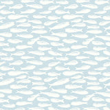 Chesapeake 3122-10504 Nunkie Aqua Sardine Wallpaper