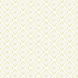 Chesapeake 3122-10703 Hugson Yellow Quilted Damask Wallpaper