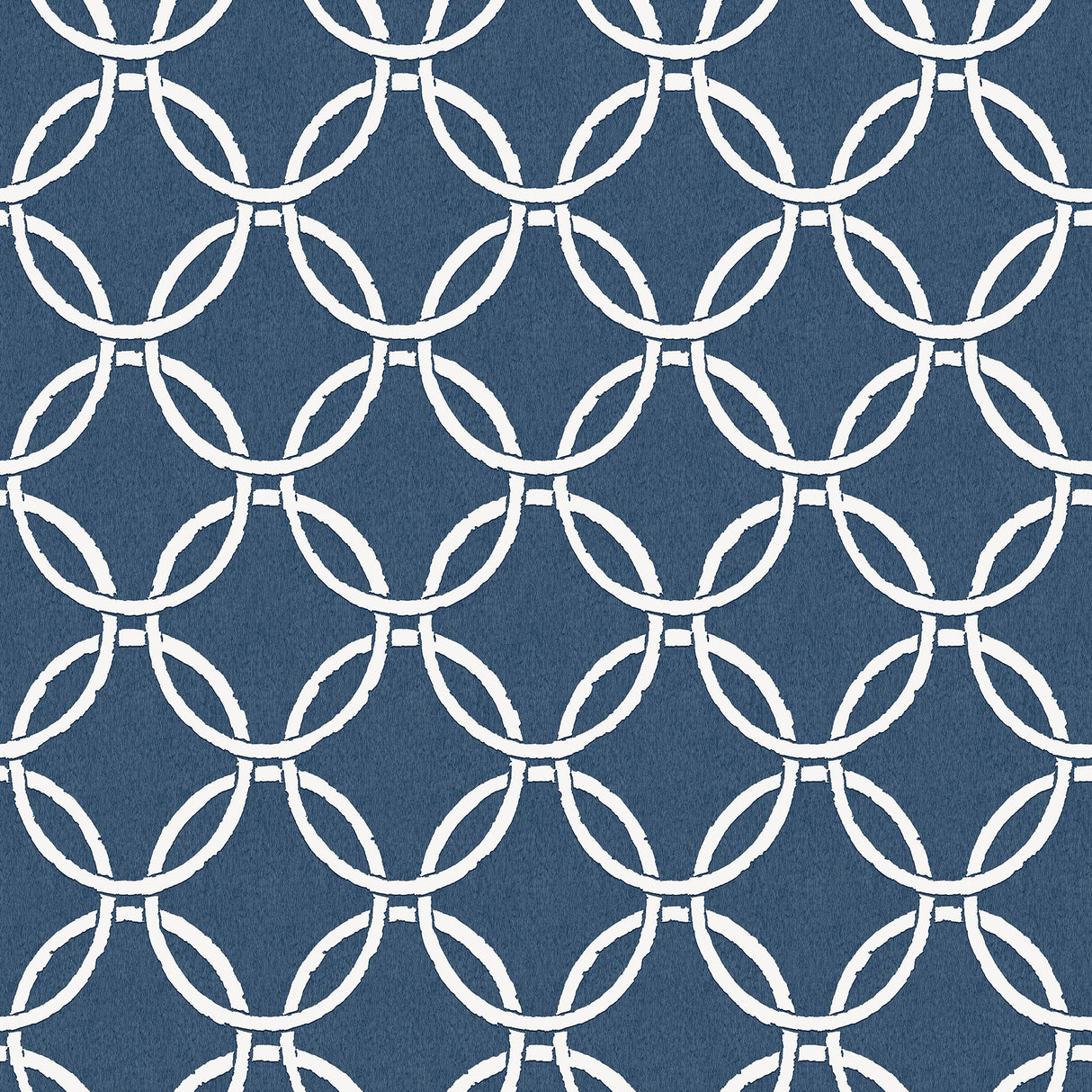 Chesapeake 3122-11002 Quelala Navy Ring Ogee Wallpaper