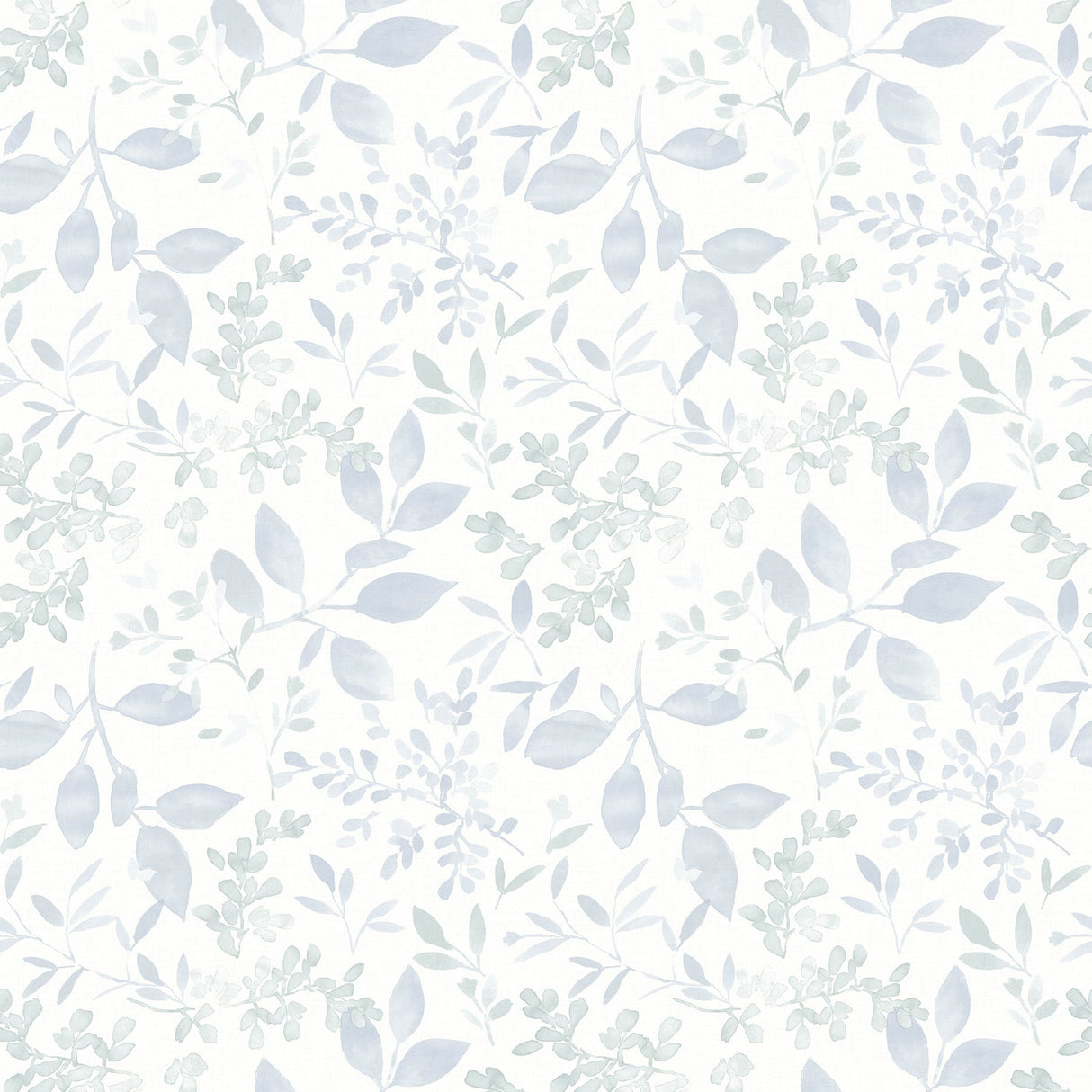 Chesapeake 3122-11112 Tinker Light Blue Woodland Botanical Wallpaper