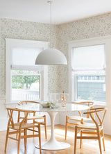 Chesapeake 3122-11114 Tinker Teal Woodland Botanical Wallpaper