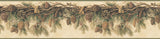 Chesapeake 3123-01391 Coulter Olive Pinecone Forest Border