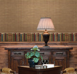 Chesapeake 3123-01695 Kent Red Woven Wallpaper