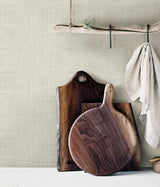 Chesapeake 3123-10006 Nimmie Khaki Basketweave Wallpaper