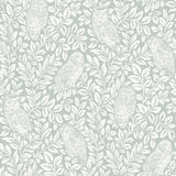 Chesapeake 3123-12414 Parliament Seafoam Owl Wallpaper