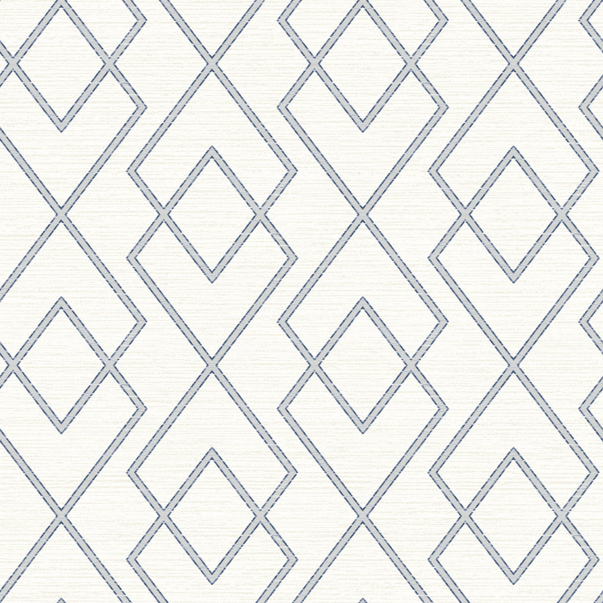 Chesapeake 3123-12422 Blaze Blue Trellis Wallpaper