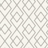 Chesapeake 3123-12425 Blaze Grey Trellis Wallpaper