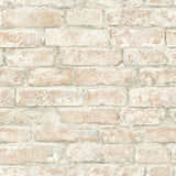 Chesapeake 3123-12482 Arlington Rust Brick Wallpaper