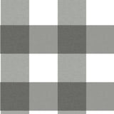 Chesapeake 3123-12532 Amos Charcoal Gingham Wallpaper