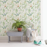 Chesapeake 3123-24173 Imperial Garden Multicolor Botanical Wallpaper